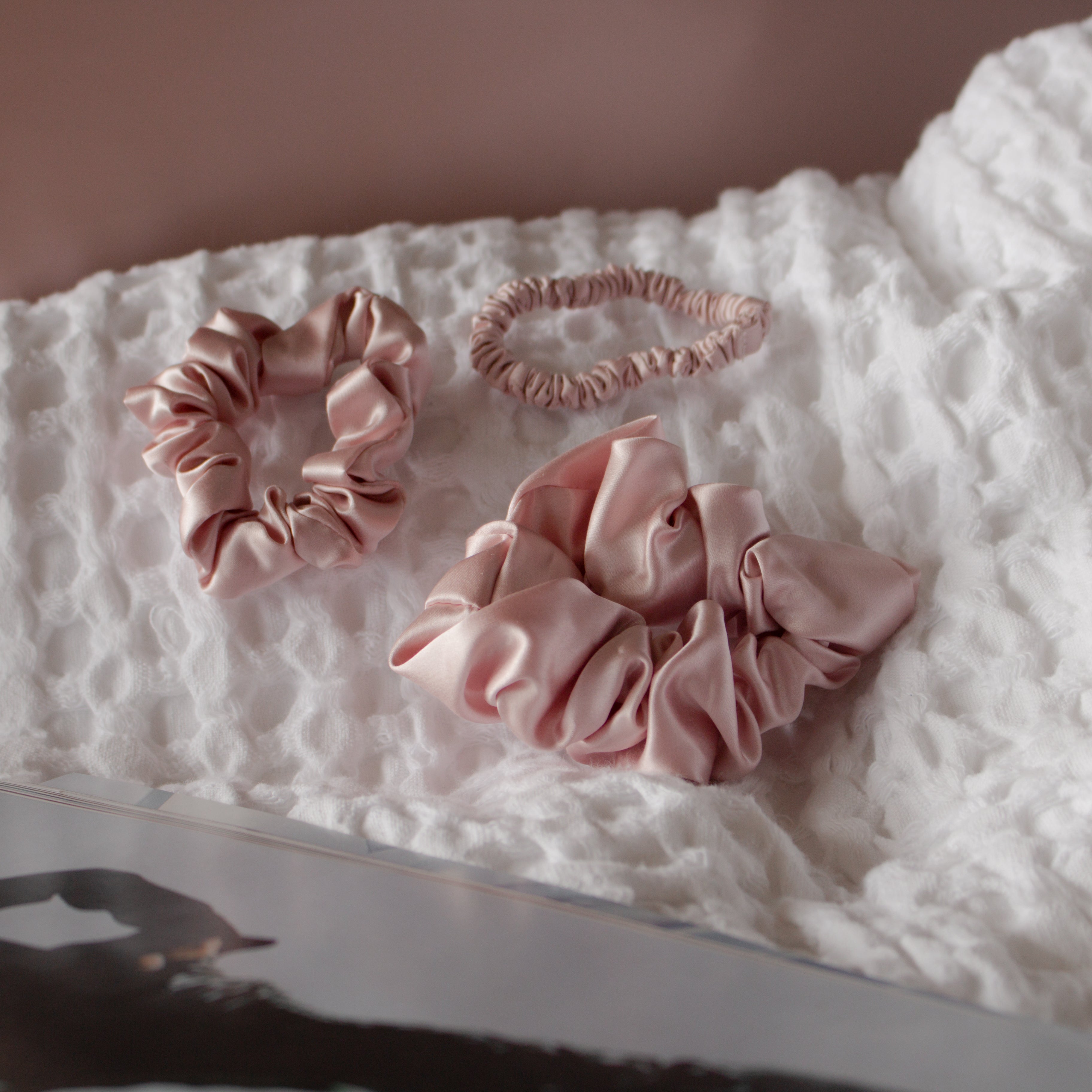 Silk Scrunchie Set